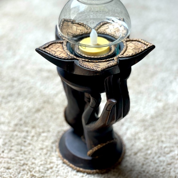 Meditation decor - Buddha hands candle holder - Picture 5 of 6